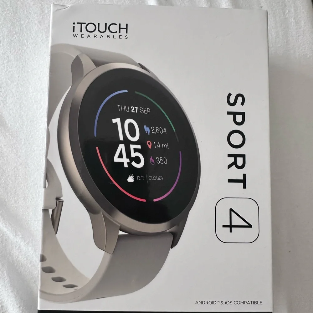 iTouch Sport 4 Smartwatch - Silver